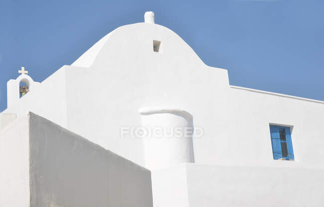 Función arquitectónica, Iglesia griega, Sifnos, Islas Cícladas, Grecia - foto de stock