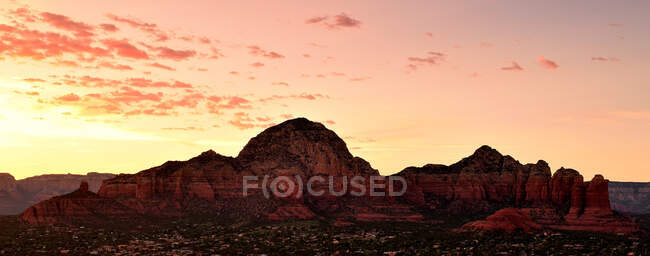 Sedona Sunset, Arizona, Estados Unidos - foto de stock