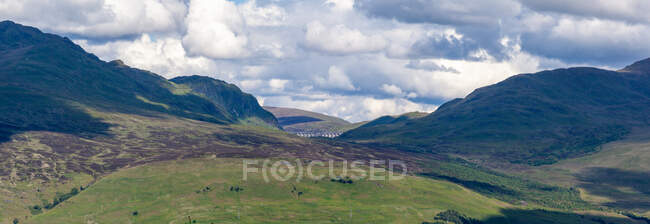Сільський ландшафт, Роб Рой Уей, Шотландія, Велика Британія — стокове фото