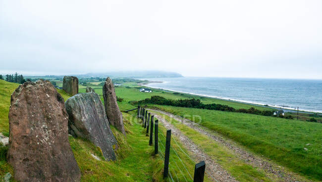 Machrie Moor Stone Circles, Isla de Arran, Escocia, Reino Unido - foto de stock