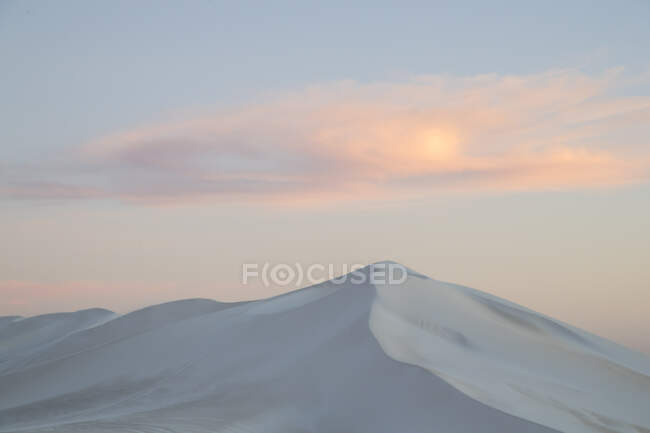 Primo piano di una duna di sabbia al crepuscolo, Australia — Foto stock