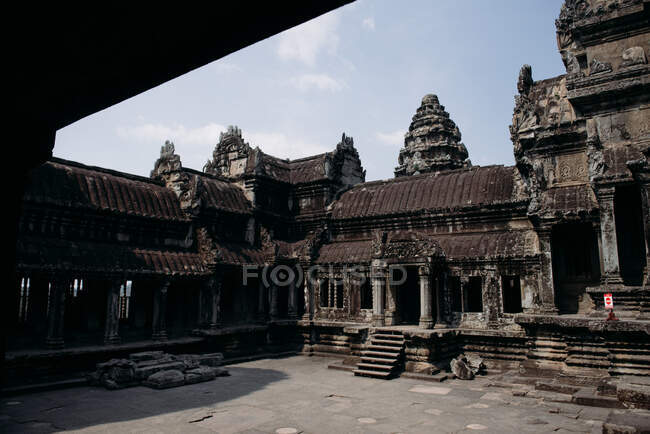 Tempelruinen, Angkor Wat, Siem Reap, Kambodscha — Stockfoto