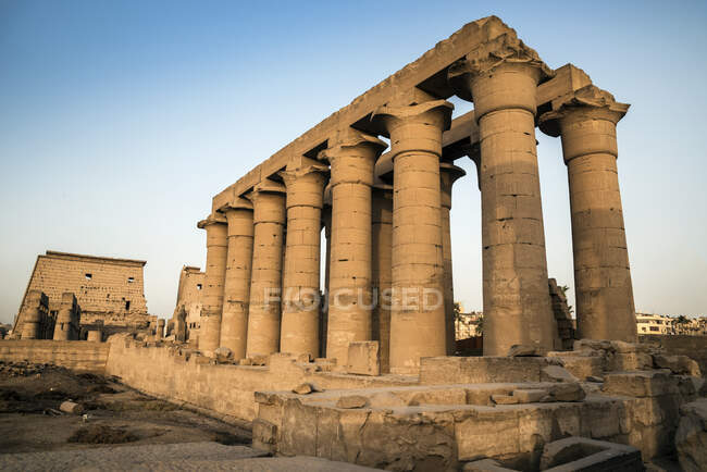 O Templo de Luxor, Luxor, Egito — Fotografia de Stock