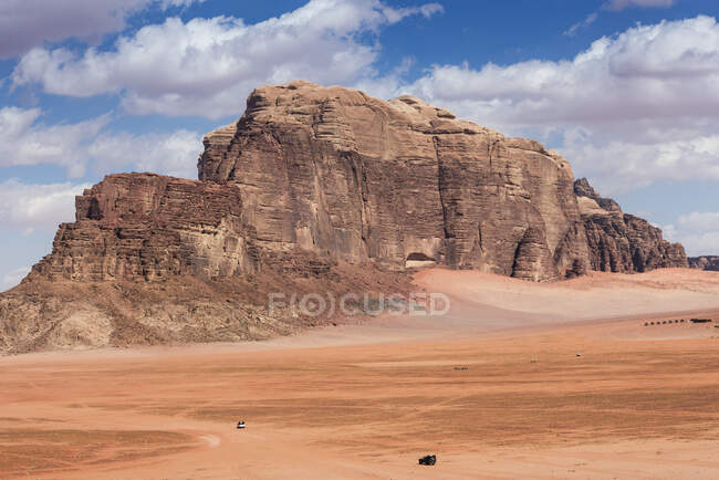 Jebel Rum mountain, Wadi Rum, Jordan — Stock Photo