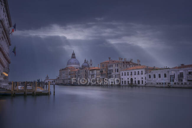 Venetian paths 150 (La Salute Church of light), Venice, Veneto, Italy — Stock Photo