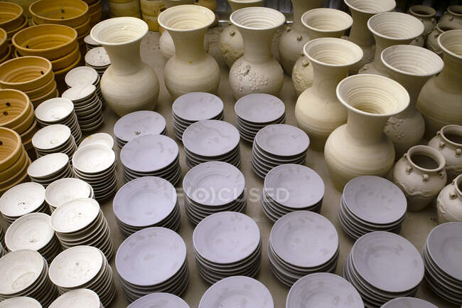 Крупный план керамики, Индонезия — стоковое фото