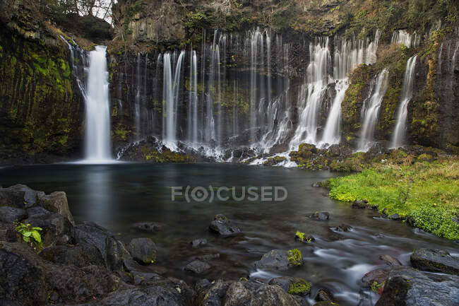 Shiraito Falls, Fujinomiya, Shizuoka, Honshu, Japão — Fotografia de Stock