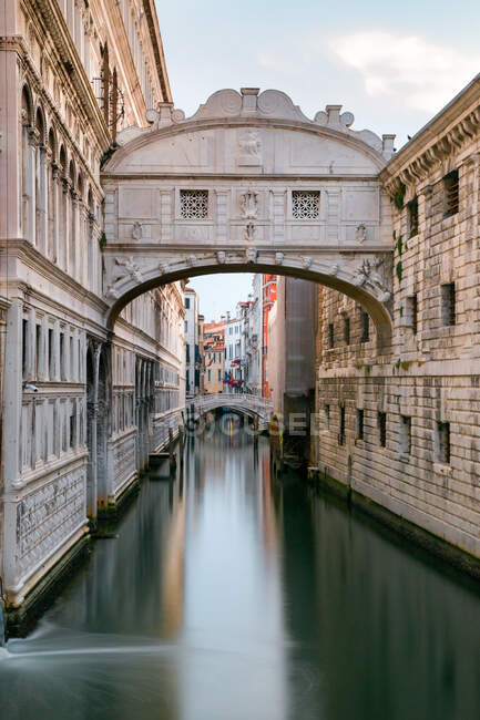 Мост в Сиенце, Венице, Италия — стоковое фото