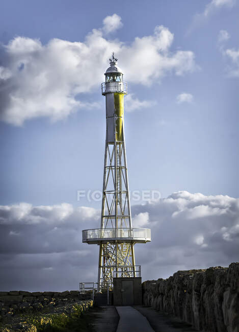 Маяк Hillarys Marina Lighthouse, Перт, Західна Австралія — стокове фото