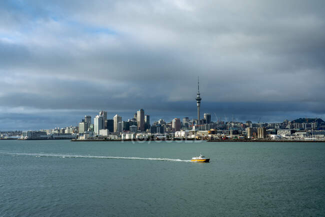 Paysage urbain, Auckland, Île du Nord, Nouvelle-Zélande — Photo de stock