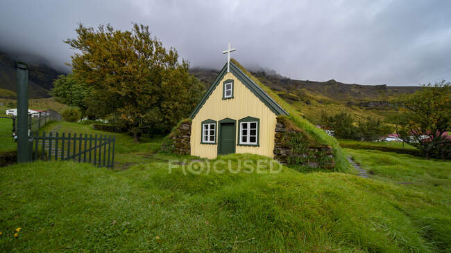 Hofskirkja Church, Hof, Southeastern Iceland — Stock Photo