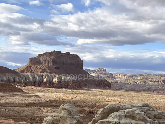 Dramatic landscape, Goblin Valley State Park, Utah, USA — Stock Photo