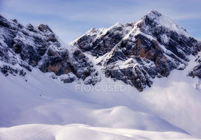 Paisaje de montaña, Melchsee-Frutt, Suiza - foto de stock