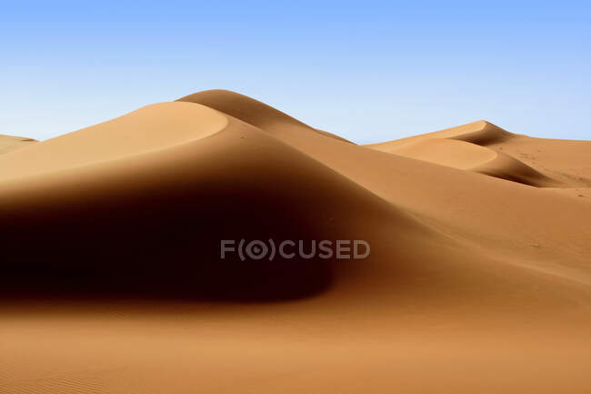 Песчаные дюны в пустыне, Саудовская Аравия — стоковое фото