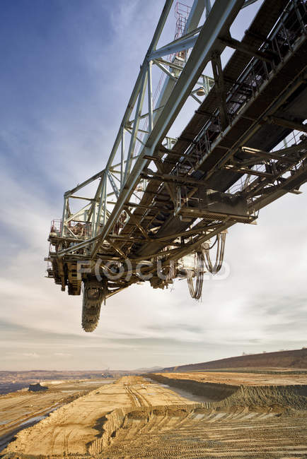 Pelle à roue à godet — Photo de stock